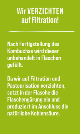 Unfiltrierter Kombucha - Familie Fischer 1898